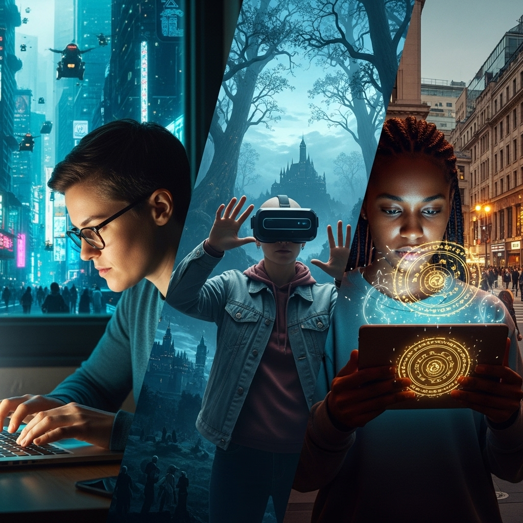 StoryRift Features Collage