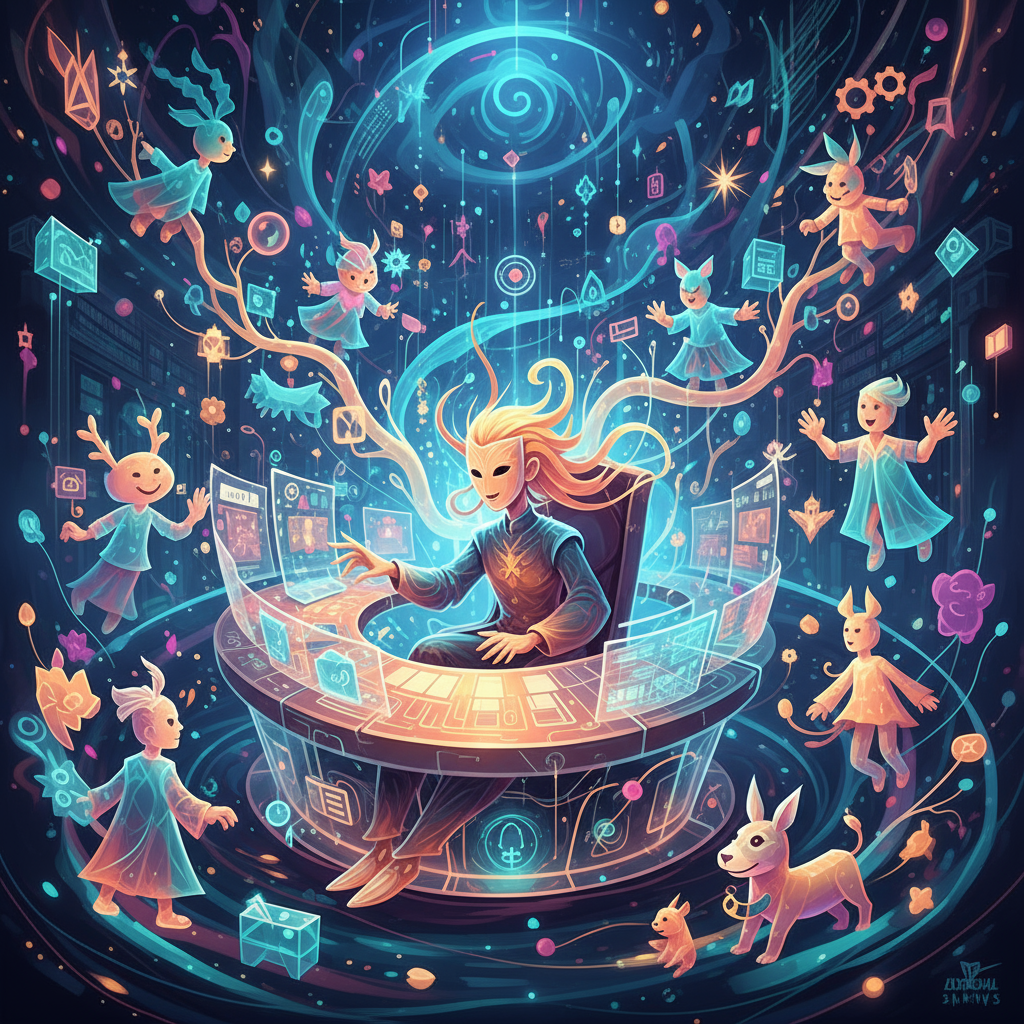 StoryRift Storyteller Illustration